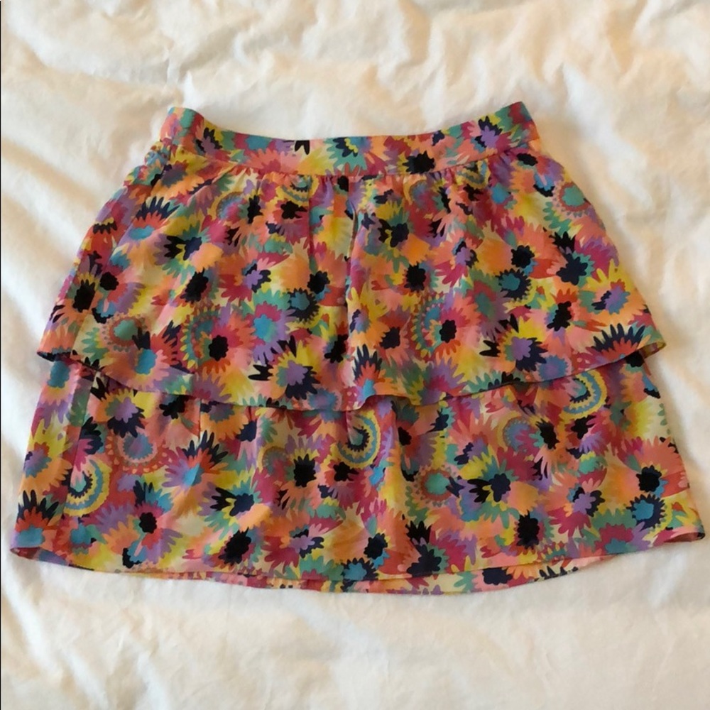 Tibi Floral Skirt